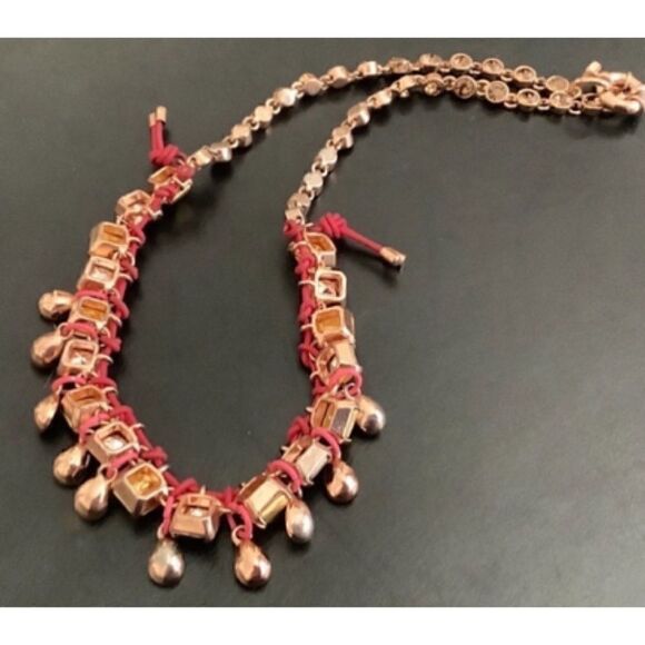 Marc by Marc Jacobs Rose Gold Statement Necklace 18” - Picture 4 of 6